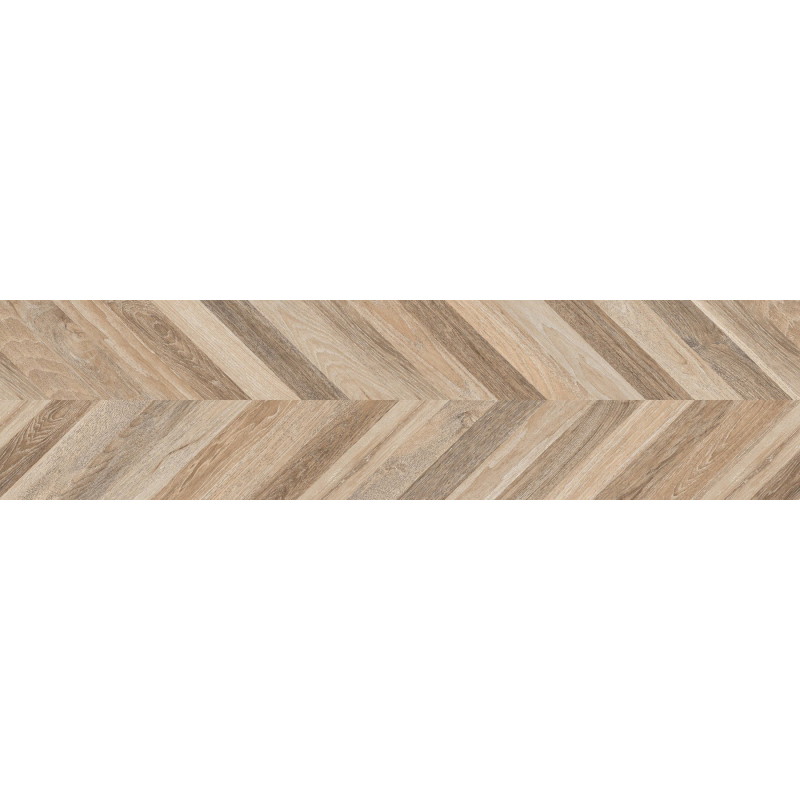 Mexen Native Miele glasuuritud portselanplaadid rekta. G1, puitimitatsiooniga põranda- ja seinaplaat 120 x 30 cm, carving
