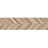 Mexen Native Miele glasuuritud portselanplaadid rekta. G1, puitimitatsiooniga põranda- ja seinaplaat 120 x 30 cm, carving