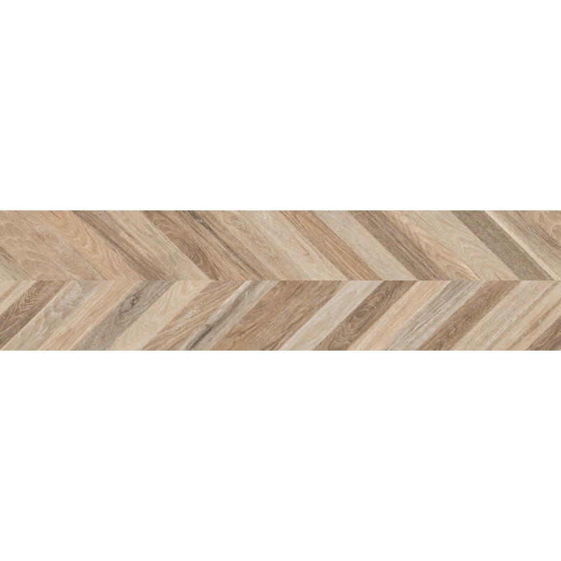 Mexen Native Miele glasuuritud portselanplaadid rekta. G1, puitimitatsiooniga põranda- ja seinaplaat 120 x 30 cm, carving