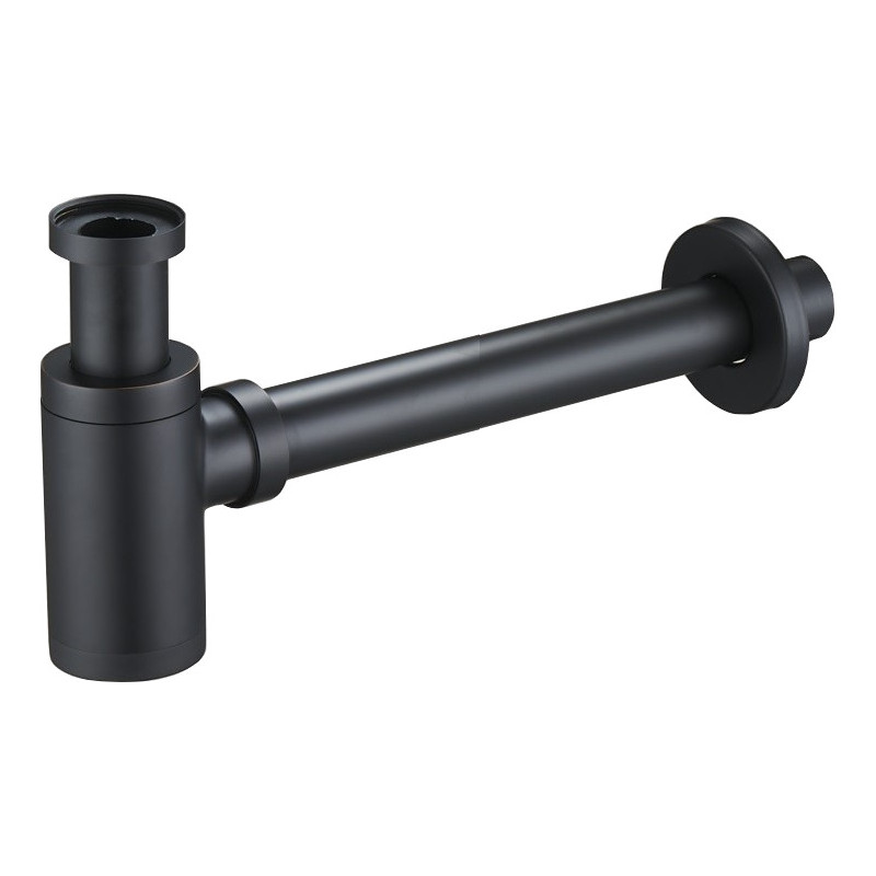 Mexen sifón de lavabo redondo, negro antiguo - 79950-79