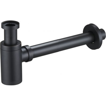 Mexen round washbasin half siphon, antique black - 79950-79