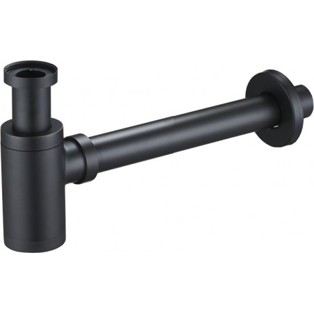 Mexen sifón de lavabo redondo, negro antiguo - 79950-79