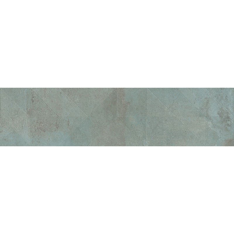 Mexen Lassa Spiga Aqua grès émaillé rectifié G1, carreau mural 120 x 30 cm, mat - TL705-120-030-50