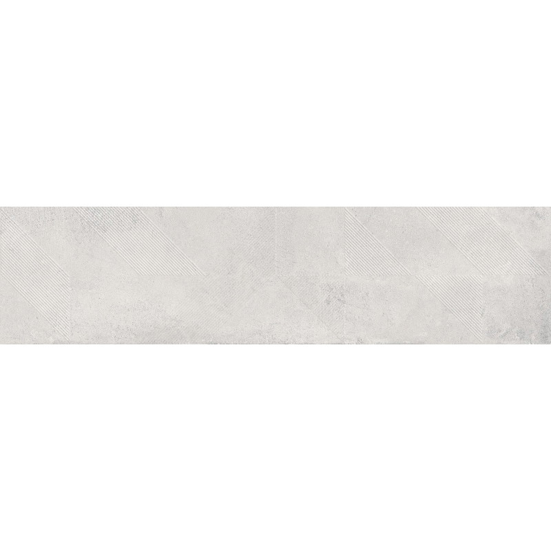 Mexen Lassa Spiga Bianco carreau en grès émaillé rectifié G1, carreau mural 120 x 30 cm, mat - TL705-120-030-52