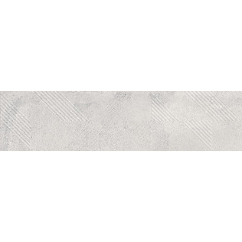 Mexen Lassa Spiga Bianco glasiertes rektifiziertes Feinsteinzeug G1, Wandfliese 120 x 30 cm, matt - TL705-120-030-52