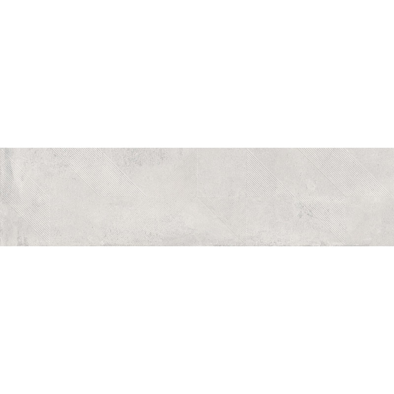 Mexen Lassa Spiga Bianco glasiertes rektifiziertes Feinsteinzeug G1, Wandfliese 120 x 30 cm, matt - TL705-120-030-52