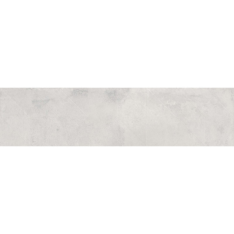 Mexen Lassa Spiga Bianco glasiertes rektifiziertes Feinsteinzeug G1, Wandfliese 120 x 30 cm, matt - TL705-120-030-52