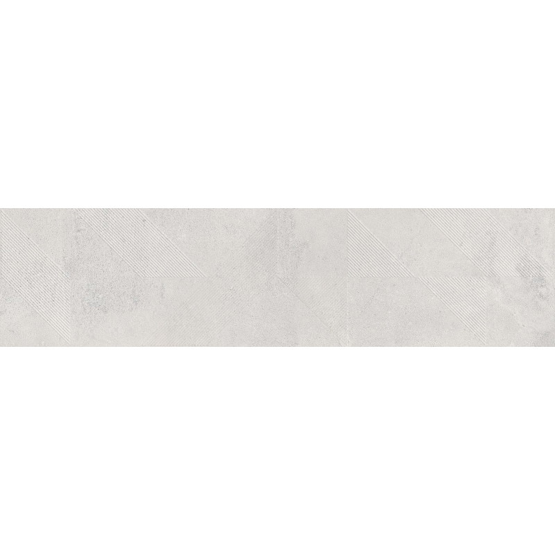 Mexen Lassa Spiga Bianco carreau en grès émaillé rectifié G1, carreau mural 120 x 30 cm, mat - TL705-120-030-52