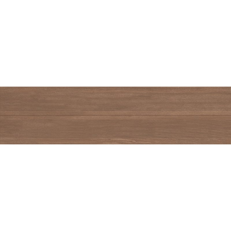 Mexen Prestige Wood Brown Glazed Rectified Gres, Wood-like Wall Tile 120 x 30 cm, Matte - TL706-120-030-50