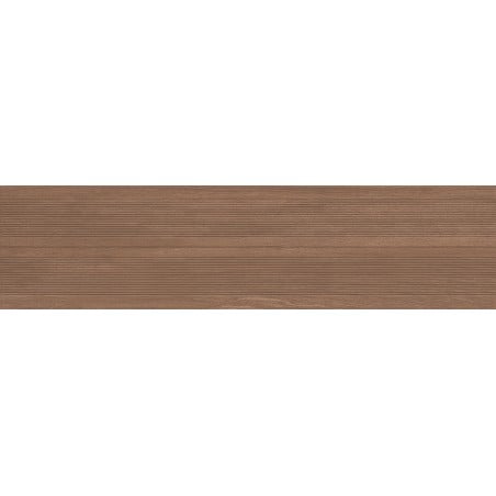 Mexen Prestige Wood Brown Glazed Rectified Gres, Wood-like Wall Tile 120 x 30 cm, Matte - TL706-120-030-50