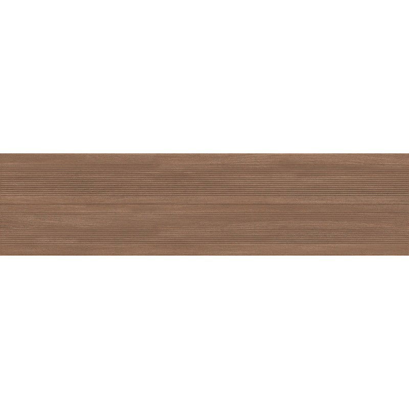 Mexen Prestige Wood Gres esmaltado marrón rectificado G1, baldosa imitación madera para suelo y pared 120 x 30 cm, mate
