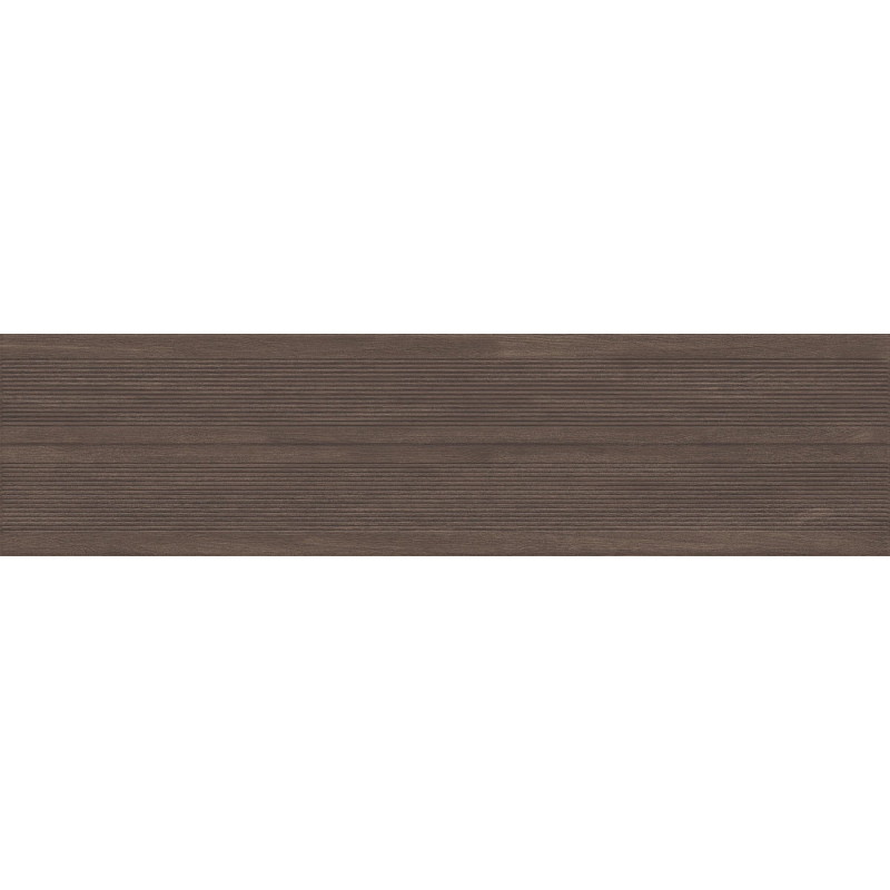 Mexen Prestige Wood Coffee stengods glaserad rek. G1, träliknande väggplatta 120 x 30 cm, matt - TL706-120-030-51