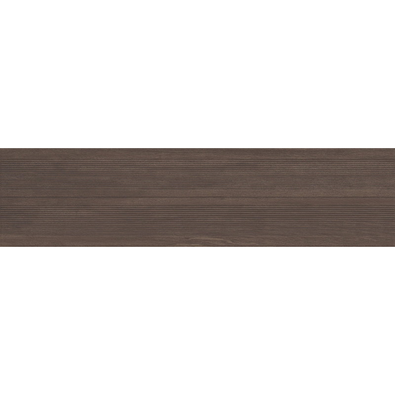 Mexen Prestige Wood Coffee stengods glaserad rek. G1, träliknande väggplatta 120 x 30 cm, matt - TL706-120-030-51