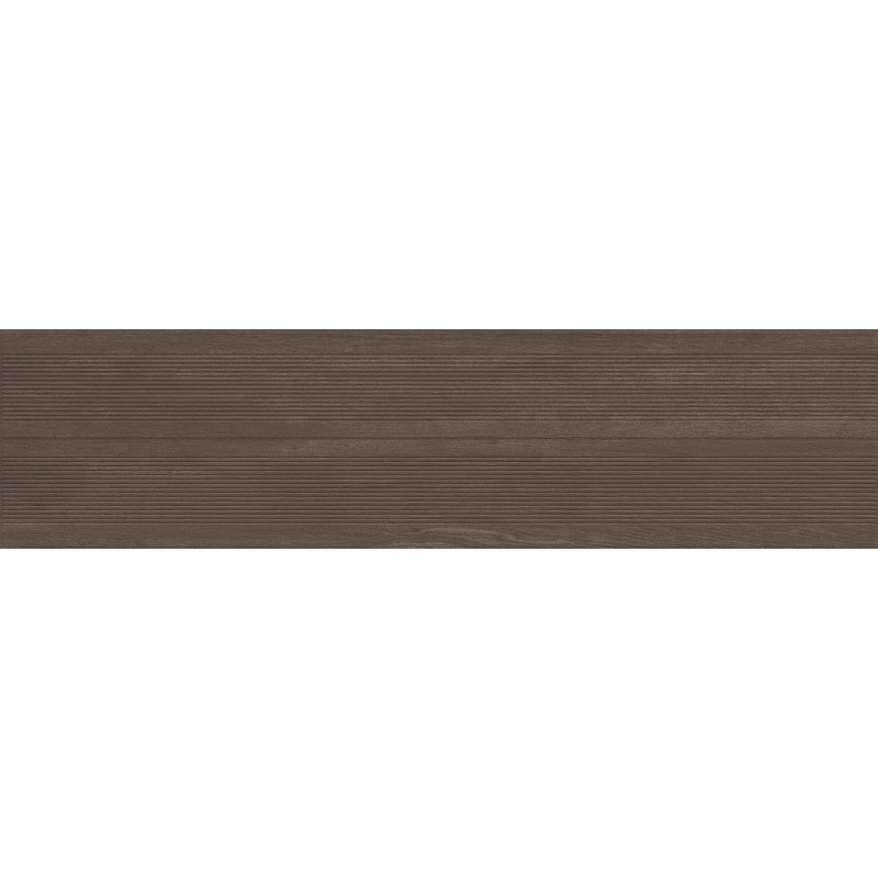 Mexen Prestige Wood Geglazuurde rekt. G1 koffie gres, houtachtige wandtegel 120 x 30 cm, mat - TL706-120-030-51