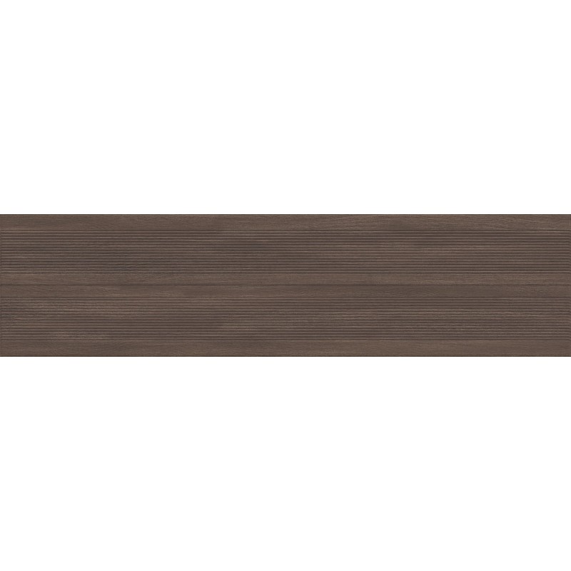 Mexen Prestige Wood Coffee glasiertes Feinsteinzeug rekt. G1, holzähnliche Wandfliese 120 x 30 cm, matt - TL706-120-030-51