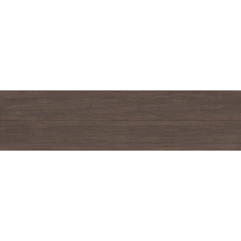Mexen Prestige Wood Coffee stengods glaserad rek. G1, träliknande väggplatta 120 x 30 cm, matt - TL706-120-030-51
