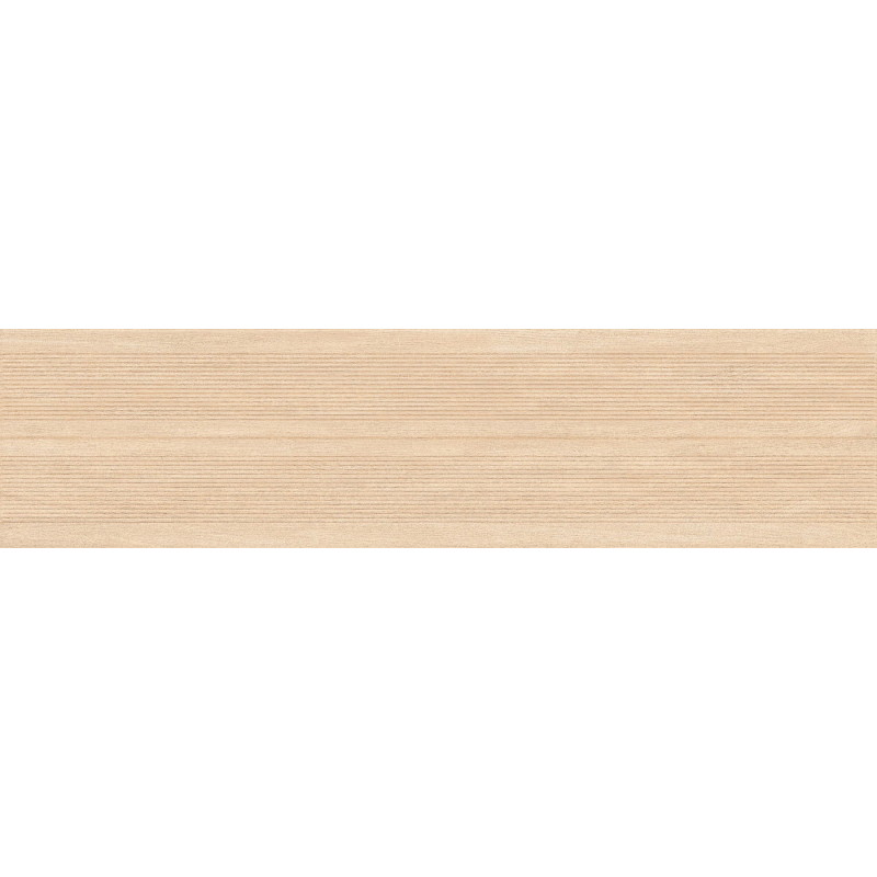 Mexen Prestige Wood Crema gres esmaltado rect. G1, azulejo de pared con apariencia de madera 120 x 30 cm, mate