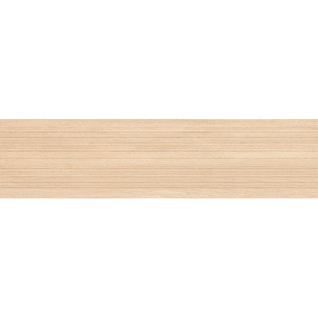 Mexen Prestige Wood Crema gres smaltato rettificato G1, piastrella effetto legno da parete 120 x 30 cm, opaco - TL706-120-030-52