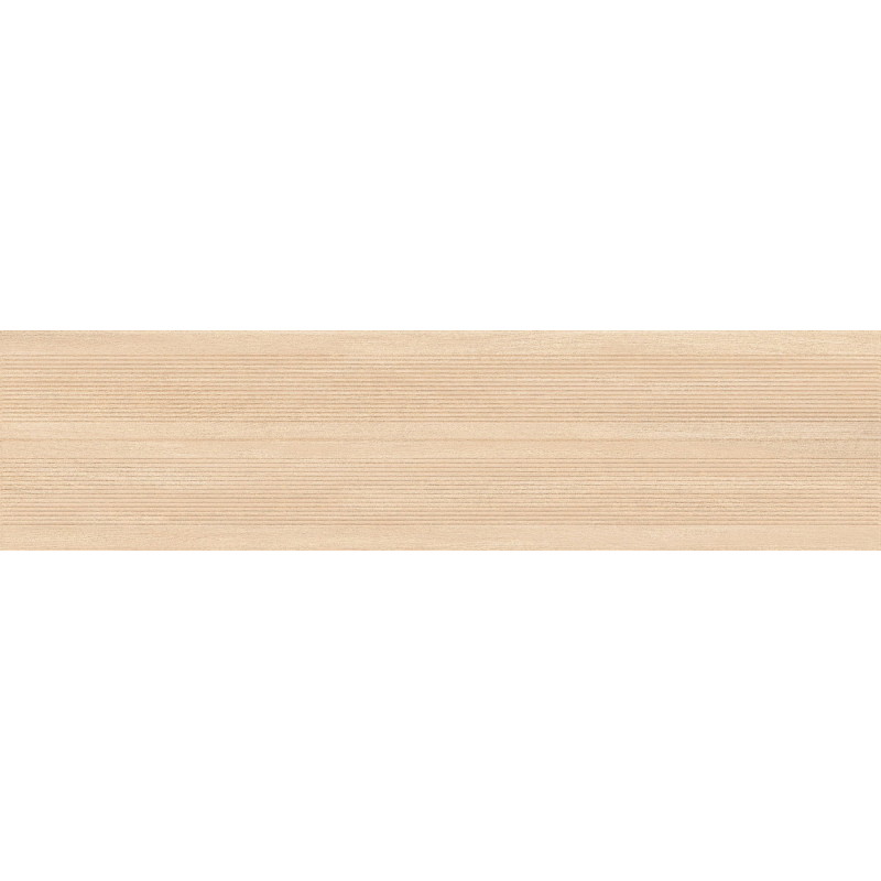 Mexen Prestige Wood Crema gres esmaltado rect. G1, azulejo de pared con apariencia de madera 120 x 30 cm, mate