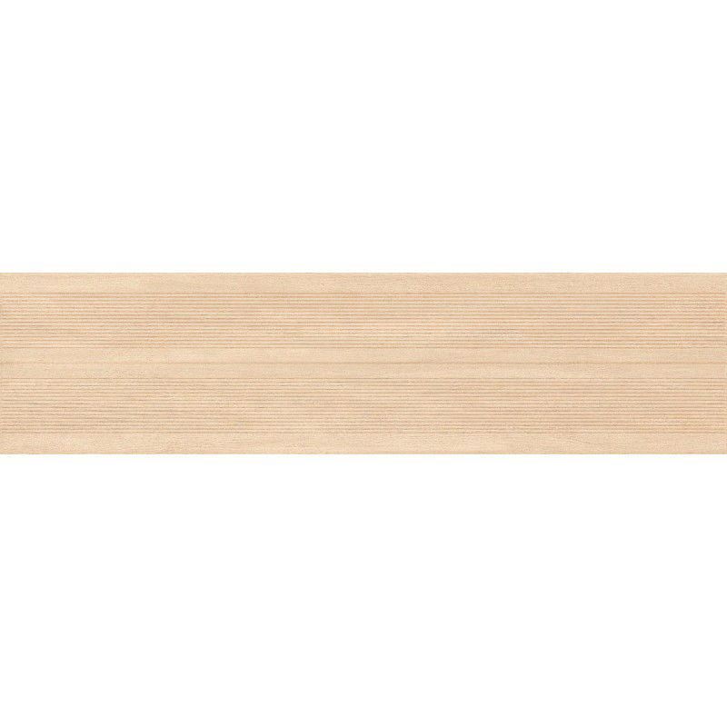 Mexen Prestige Wood Crema glaserad rektificerad klinker G1, träliknande golv- och väggplatta 120 x 30 cm, matt