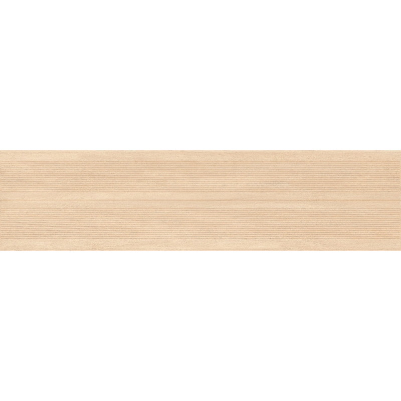 Mexen Prestige Wood Glaserad rektifierad keramik Crema, träliknande väggplatta 120 x 30 cm, matt - TL706-120-030-52