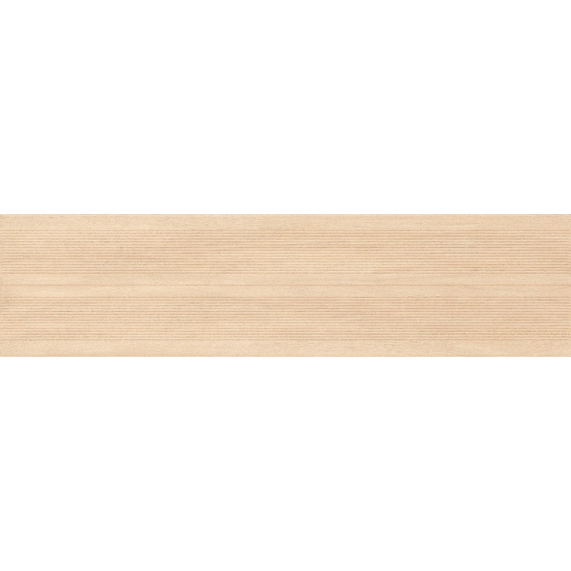 Mexen Prestige Wood Crema gres esmaltado rect. G1, azulejo de pared con apariencia de madera 120 x 30 cm, mate