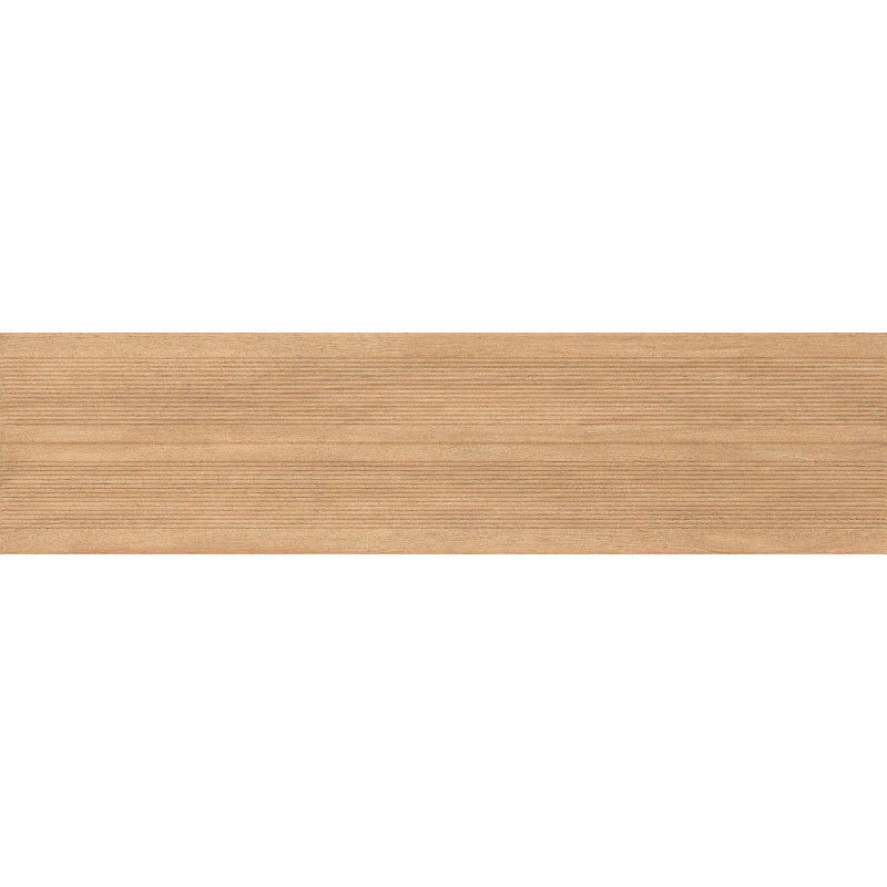 Mexen Prestige Wood Honey grés esmaltado retificado G1, azulejo de parede efeito madeira 120 x 30 cm, mate - TL706-120-030-53