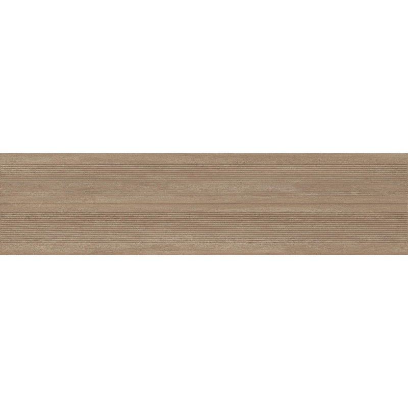 Mexen Prestige Wood Natural glazed rectified G1 stoneware, wood-like wall tile 120 x 30 cm, matte - TL706-120-030-54