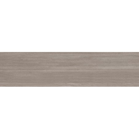 Mexen Prestige Wood Tortora gres esmaltado rectificado G1, azulejo de pared imitación madera 120 x 30 cm, mate
