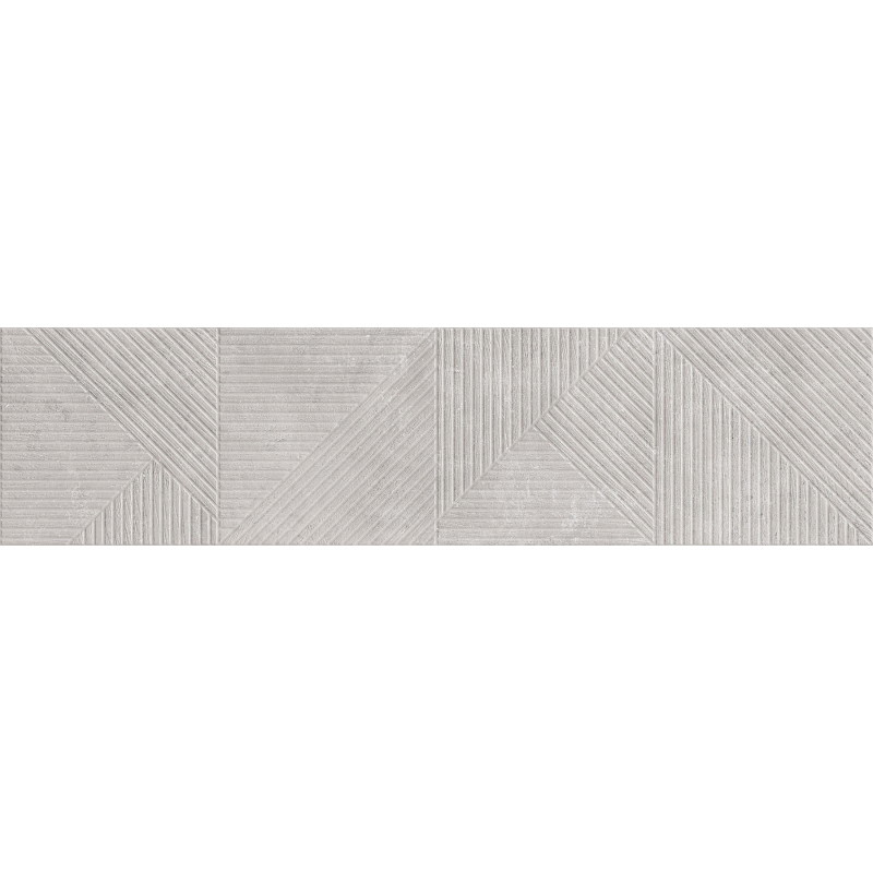 Mexen Magnifica Avenue Gris γκρι υαλώδες πλακάκι ρεκτ. Γ1, τοίχου 120 x 30 εκ., ματ