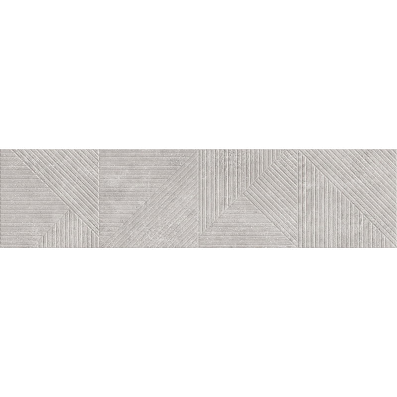 Mexen Magnifica Avenue Gris glaserat porslin rekt. G1, väggplatta 120 x 30 cm, matt - TL707-120-030-50