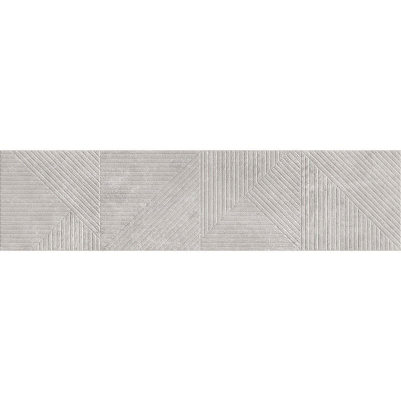 Mexen Magnifica Avenue Gris glasiertes Gres rekt. G1, Mauerplättchen 120 x 30 cm, matt - TL707-120-030-50