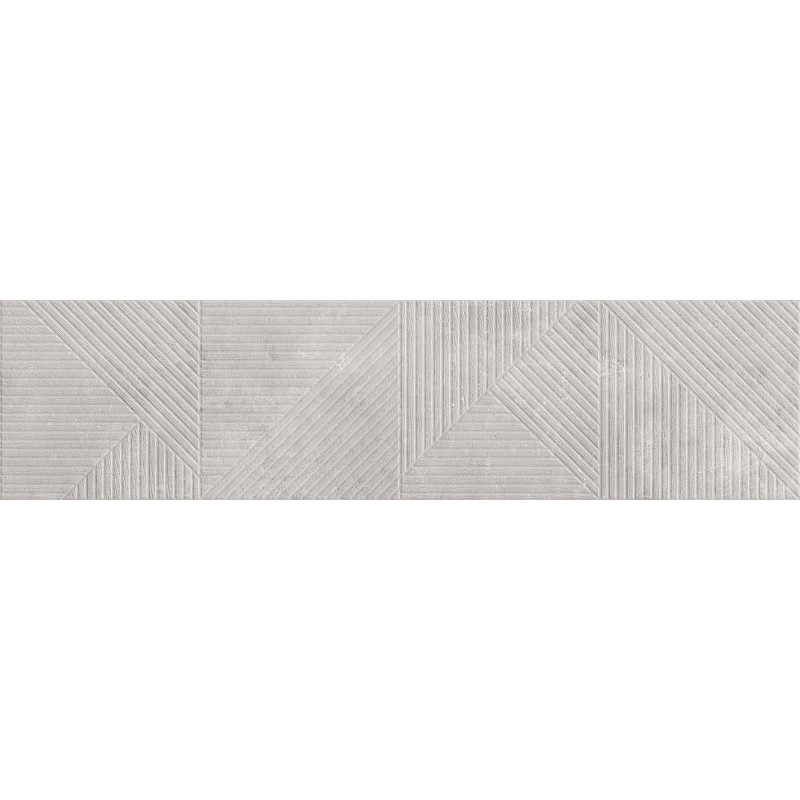 Mexen Magnifica Avenue Gris glaserat porslin rekt. G1, väggplatta 120 x 30 cm, matt - TL707-120-030-50