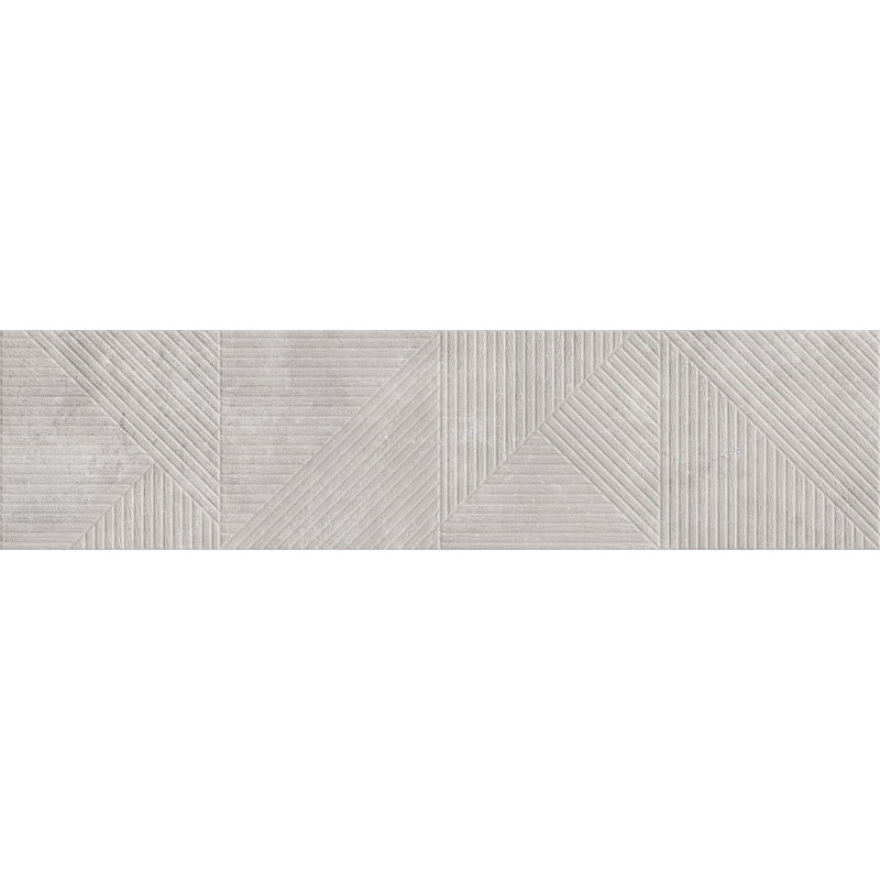 Mexen Magnifica Avenue Gris glaserat porslin rekt. G1, väggplatta 120 x 30 cm, matt - TL707-120-030-50