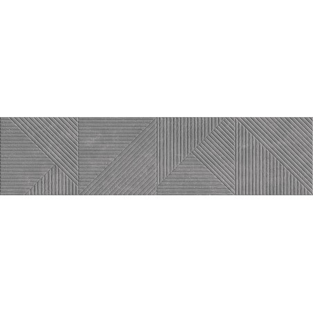 Mexen Magnifica Avenue Nero gres esmaltado rect. G1, baldosa de pared 120 x 30 cm, mate - TL707-120-030-51