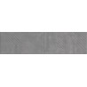 Mexen Magnifica Avenue Nero gres esmaltado rect. G1, baldosa de pared 120 x 30 cm, mate - TL707-120-030-51