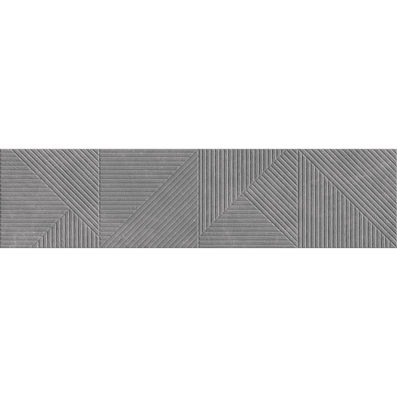 Mexen Magnifica Avenue Nero gres esmaltado rect. G1, baldosa de pared 120 x 30 cm, mate - TL707-120-030-51