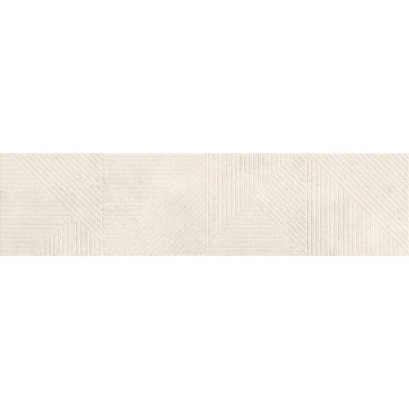Mexen Magnifica Avenue Talc gres esmaltado rectificado G1, azulejo de pared 120 x 30 cm, mate - TL707-120-030-52