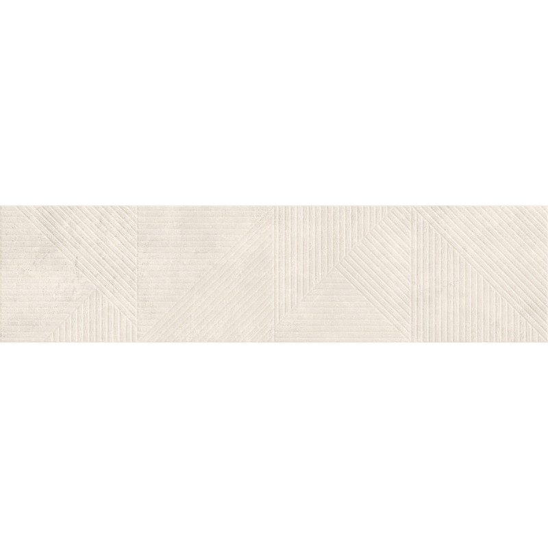 Mexen Magnifica Avenue Talc gres esmaltado rectificado G1, azulejo de pared 120 x 30 cm, mate - TL707-120-030-52