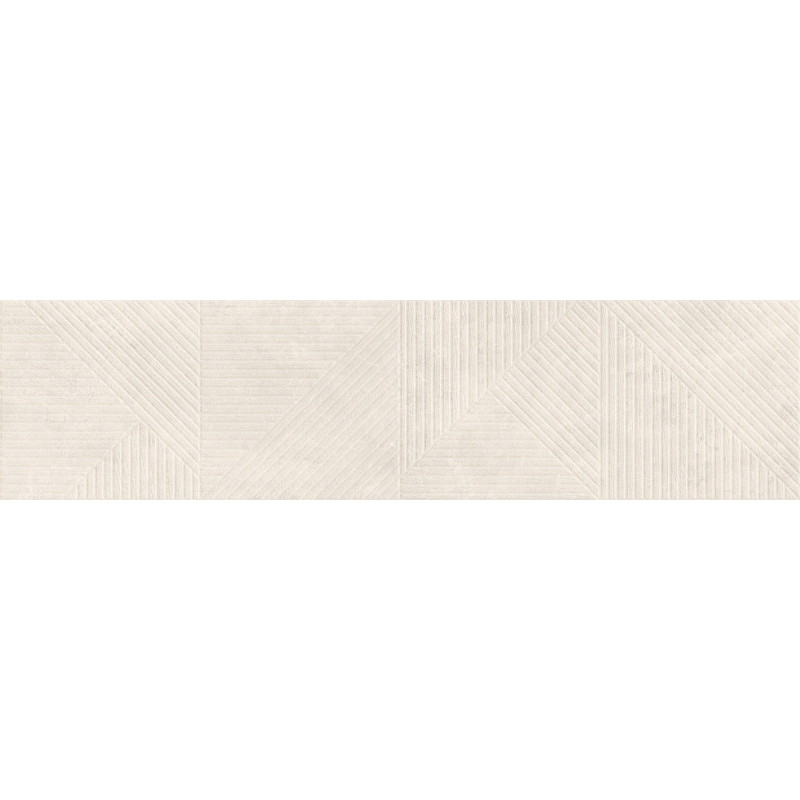 Mexen Magnifica Avenue Talc gres esmaltado rectificado G1, azulejo de pared 120 x 30 cm, mate - TL707-120-030-52