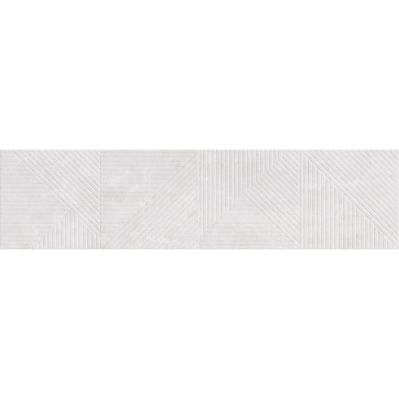 Mexen Magnifica Avenida Bianco gres esmaltado rect. G1, azulejo de pared 120 x 30 cm, mate - TL707-120-030-53