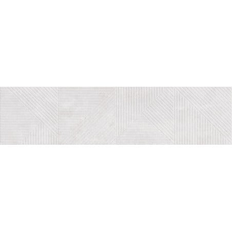 Mexen Magnifica Avenue Bianco gres szkliwiony rekt. G1, płytka ścienna 120 x 30 cm, mat - TL707-120-030-53