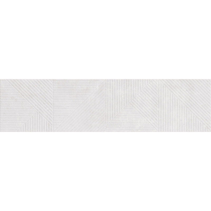 Mexen Magnifica Avenue Bianco glazirana gres ploščica rektilificirana G1, stenska ploščica 120 x 30 cm, mat