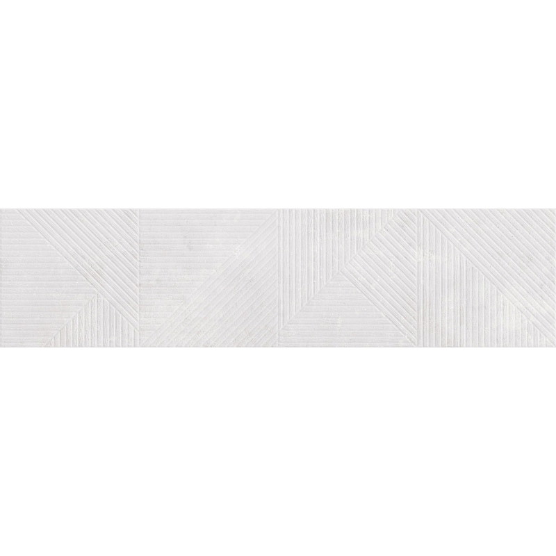 Mexen Magnifica Avenue Bianco gres porcellanato rettificato G1, piastrella da parete 120 x 30 cm, opaco - TL707-120-030-53