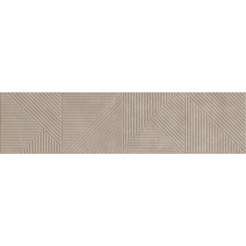 Mexen Magnifica Avenue Taupe gres esmaltado rect. G1, baldosa mural 120 x 30 cm, mate - TL707-120-030-54