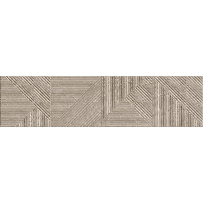Mexen Magnifica Avenue Taupe glaserad rektificerad grès. Väggen 120 x 30 cm, matt - TL707-120-030-54