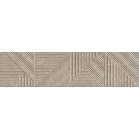 Mexen Magnifica Avenue Taupe gres esmaltado rect. G1, baldosa mural 120 x 30 cm, mate - TL707-120-030-54