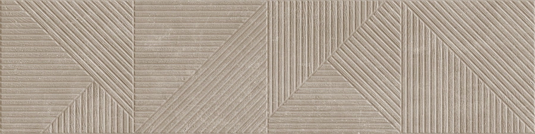 Mexen Magnifica Avenue Taupe gres smaltato rettificato. G1, piastrella da parete 120 x 30 cm, opaca - TL707-120-030-54
