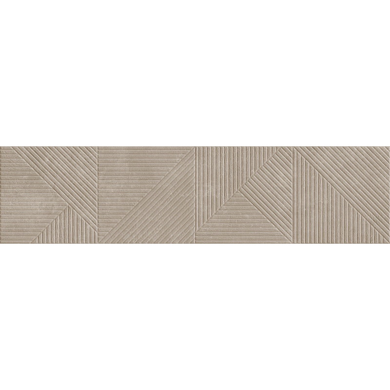 Mexen Magnifica Avenue Taupe gres smaltato rettificato. G1, piastrella da parete 120 x 30 cm, opaca - TL707-120-030-54