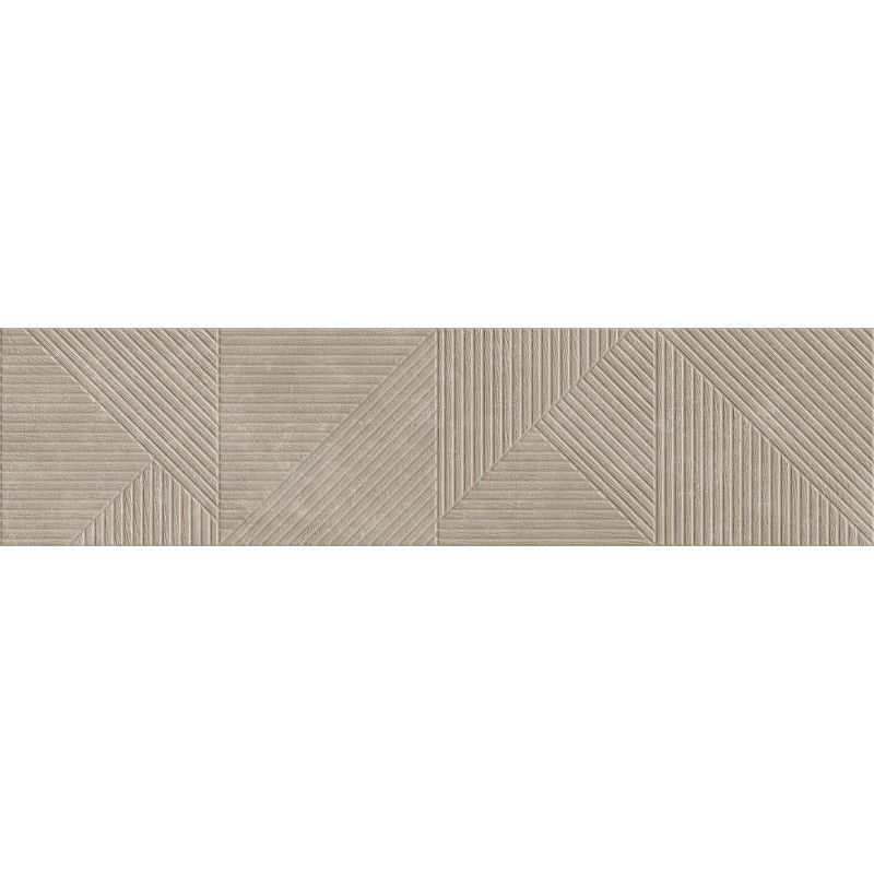 Mexen Magnifica Avenue Taupe glaziran porcelan rekt. G1, stenska ploščica 120 x 30 cm, mat - TL707-120-030-54
